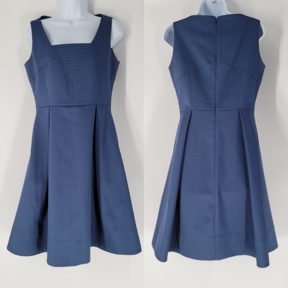 Hilton Hollis NEW Blue A-Line Sleeveless Dress Size 4